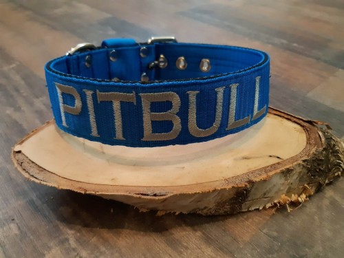 Obojek Mag modrý pitbull 4/55cm